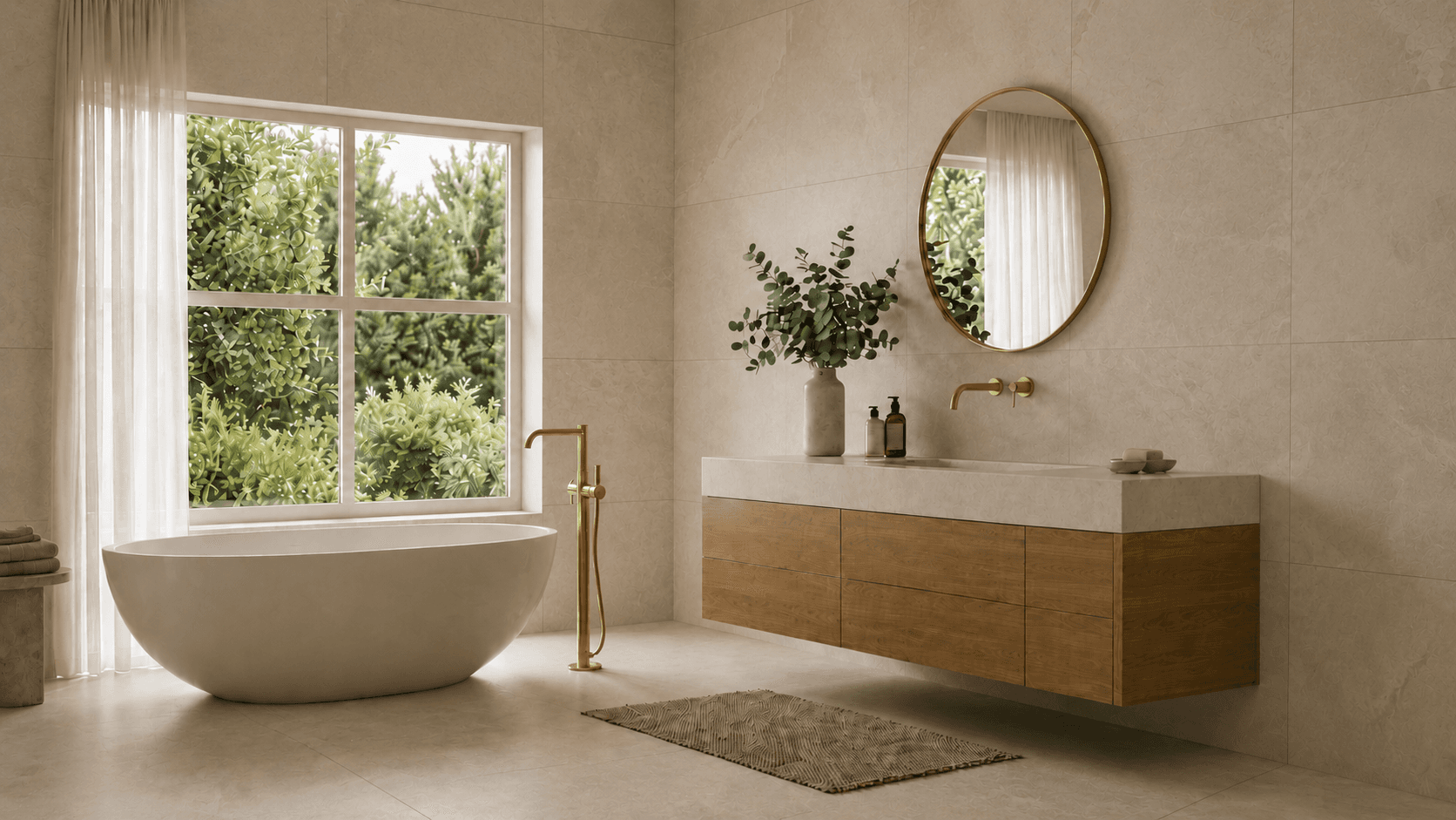 Refined bathroom detailing by H2 Bathrooms